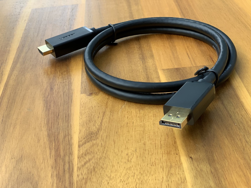 Cáp chuyển đổi Displayport to HDMI dài 1m chính hãng Ugreen 10238.