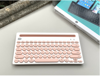 Bàn phím Foter Bluetooth ik3381 - Hồng