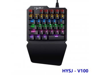 Bàn phím bán cơ chơi game HYSJ-V100 - chính hãng.