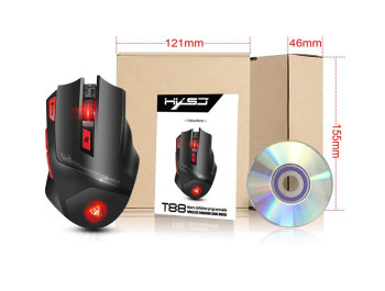 Chuột Gaming HYSJ T88 không dây – Chính hãng – Chơi game cực thích 