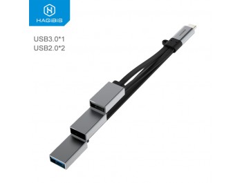  Cáp chuyển USB TYPE C sang USB 3.0, 2.0 HAGiBiS ACL01 - Cao cấp