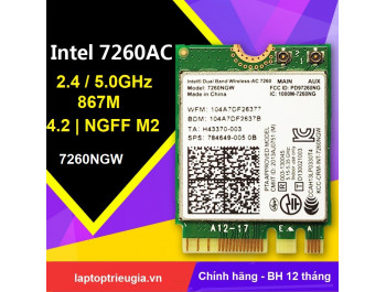 Cạc mạng WIFI Intel 7260NGW - Chính hãng