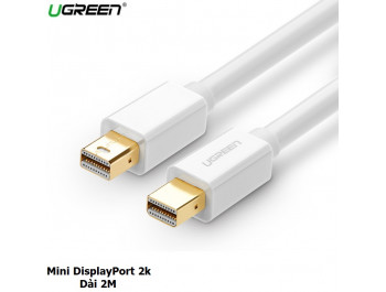 Cáp Mini Displayport 2M Ugreen 10429 hỗ trợ 2K full HD cao cấp