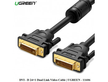 Cáp DVI to DVI 24 +1 dài 1.5m Cao cấp Chính hãng Ugreen 11606