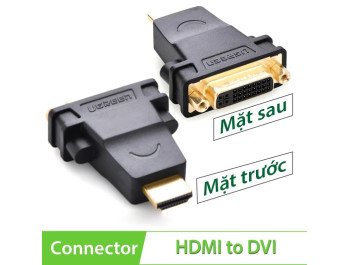 Đầu rắc chuyển đổi HDMI sang DVI (24+5) Ugreen 20123 Cao cấp