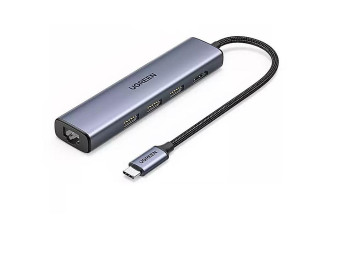  Bộ chuyển USB C to HDMI+USB 3.0+LAN 1Gbps Ugreen 20934