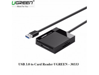 USB 3.0 To Card Reader TF/SD/CF/MS Chính Hãng UGREEN 30333