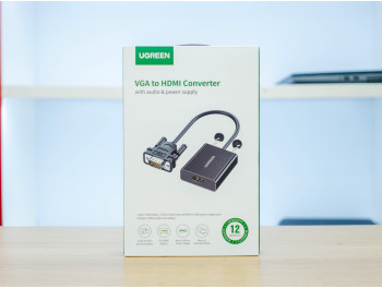 Bộ chuyển đổi VGA sang HDMI + Audio 3.5mm UGREEN 60814