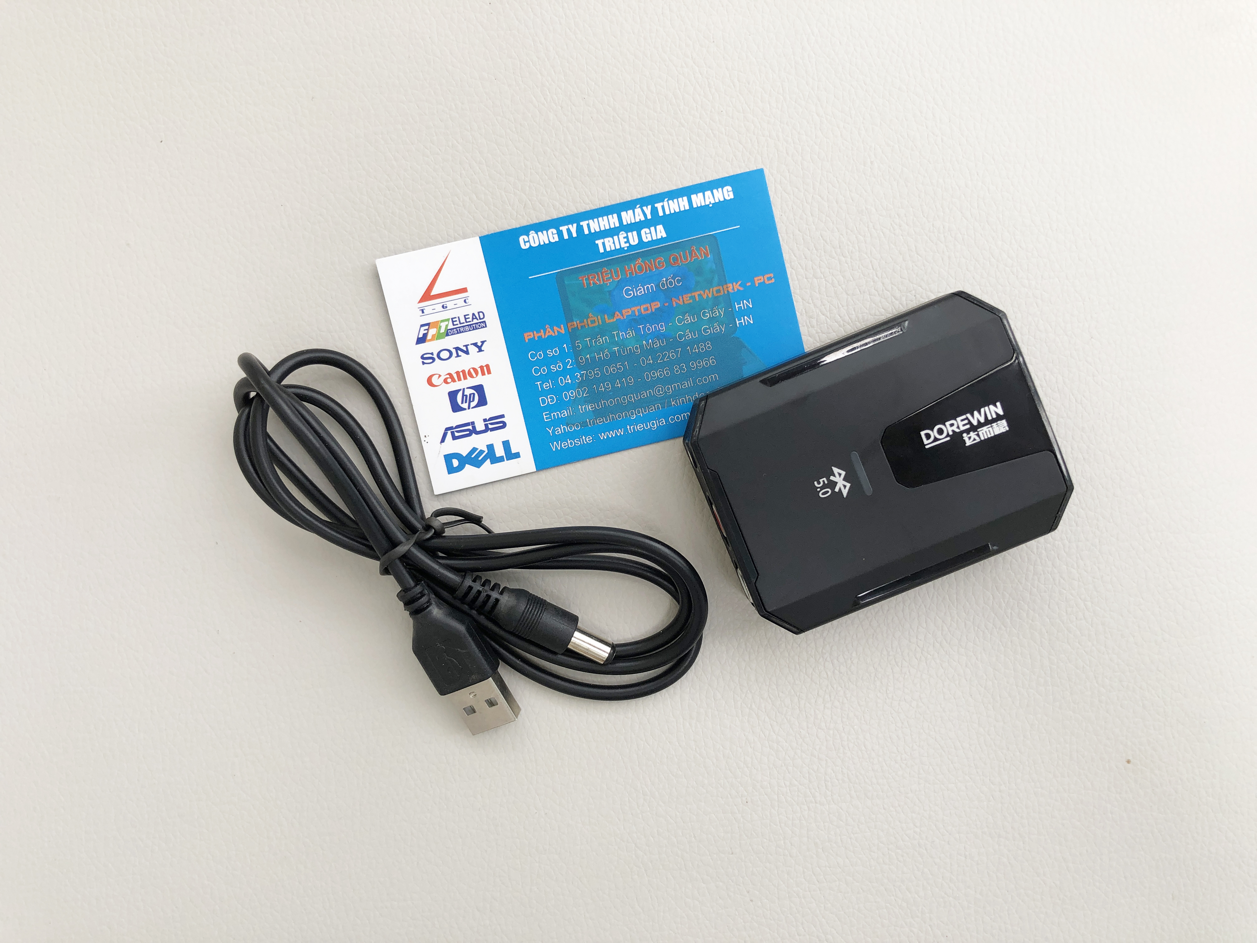 Bộ thu Bluetooth 5.0 và chuyển đổi âm thanh quang optical của TV ra Loa/Amply - Dorewin B0030