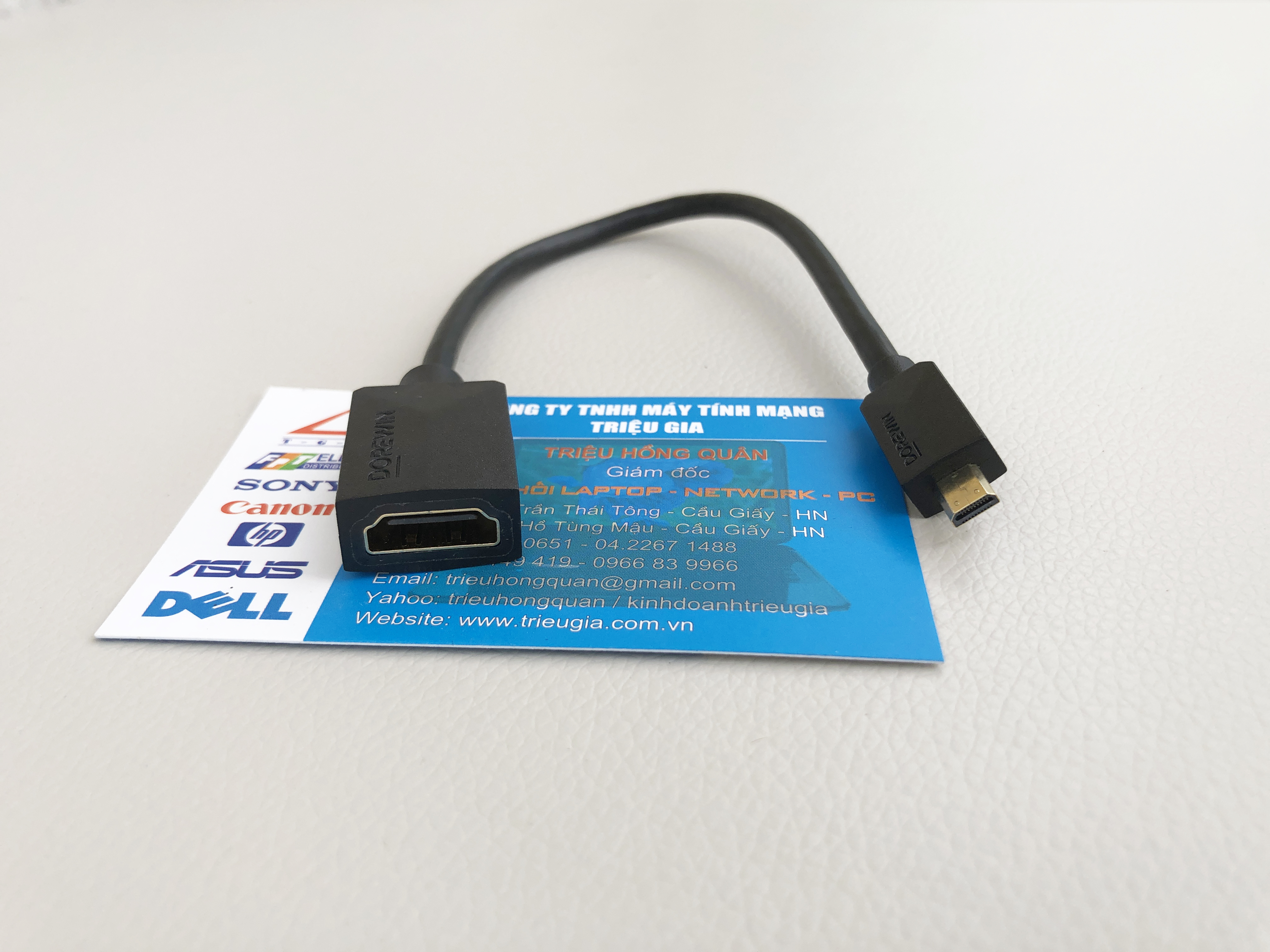 Cáp chuyển Micro HDMI sang HDMI cao cấp - Dorewin RHD022
