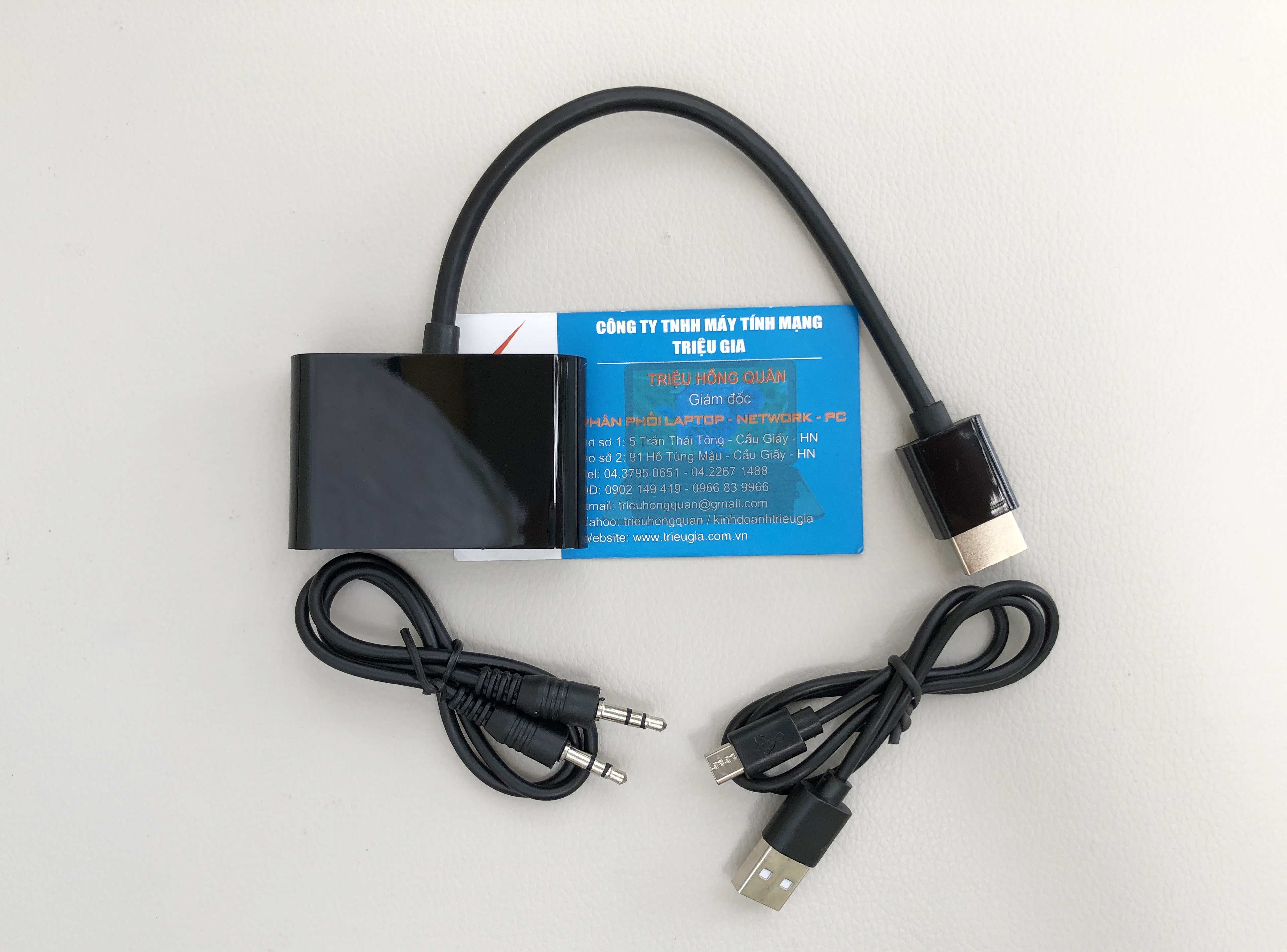 Cáp chuyển đổi HDMI to VGA+ HDMI - Dorewin H0021