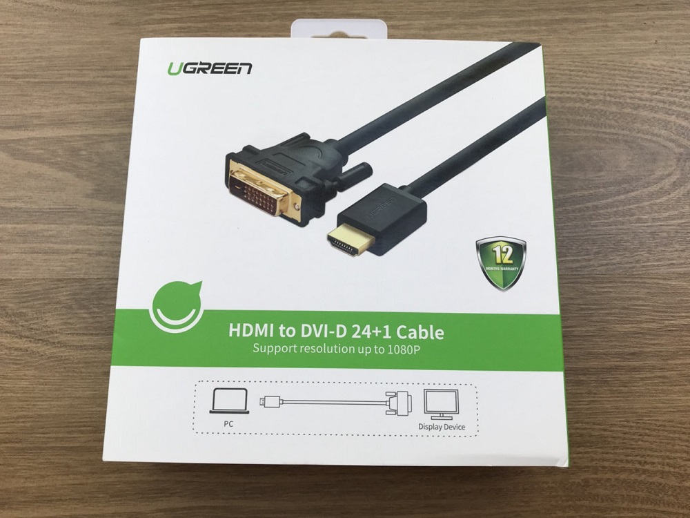 Cáp chuyển đổi HDMI to DVI ( 24+1 ) dài 3m Ugreen 10136