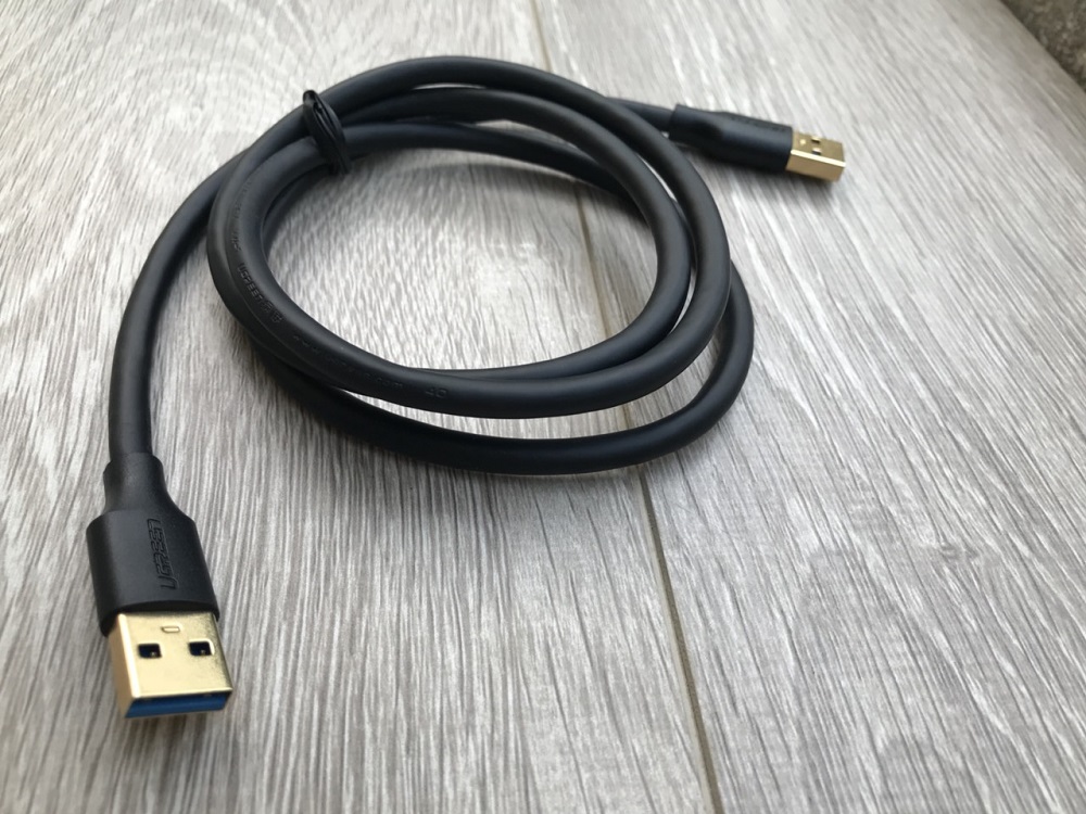 Cáp USB 3.0 hai đầu đực dài 0.5m chính hãng Ugreen 10369
