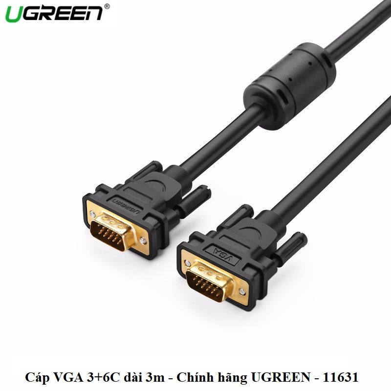 Cáp VGA 3M chính hãng Ugreen UG-11631 Cao Cấp