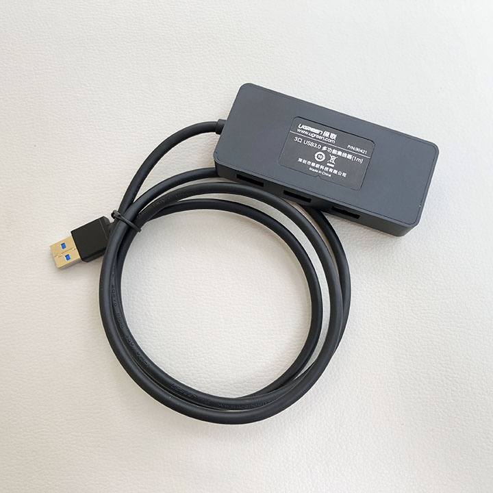 Hub chia cổng USB 3.0 hỗ trợ Audio và Mic - Ugreen 30421