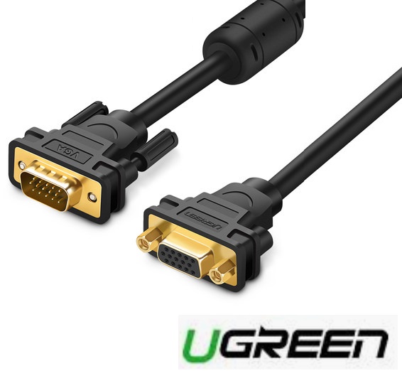 Cáp VGA nối dài 2mét Ugreen 30744 VGA103 Cao cấp - UGREEN 30744 b- 2M