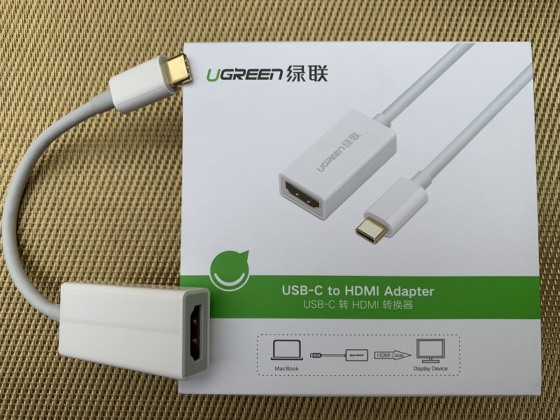 Cáp chuyển TYPE-C to HDMI chính hãng Ugreen UG-40273 hỗ trợ 4k-2K 3D - 40273