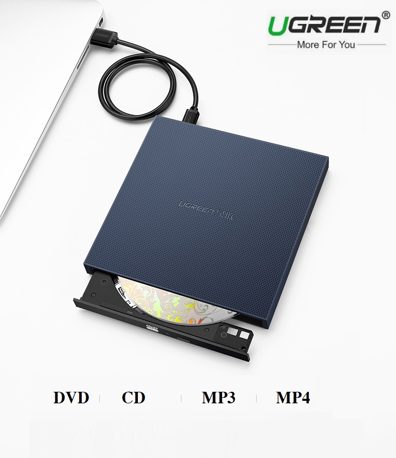 Ổ đĩa Quang DVDRW Slim USB 3.0 - UGreen  40576 Chính hãng