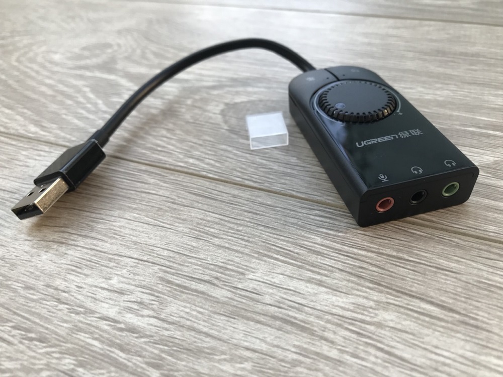 Cáp USB Sound 3.5mm Loa & Mic Có Volume control UGREEN 50599